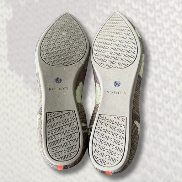 Rothy's Green and Brown Camouflage Flats - Picture 5 of 5